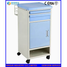 Stainless Steel Hospital Bedside Cabinet with Shoes Shelf